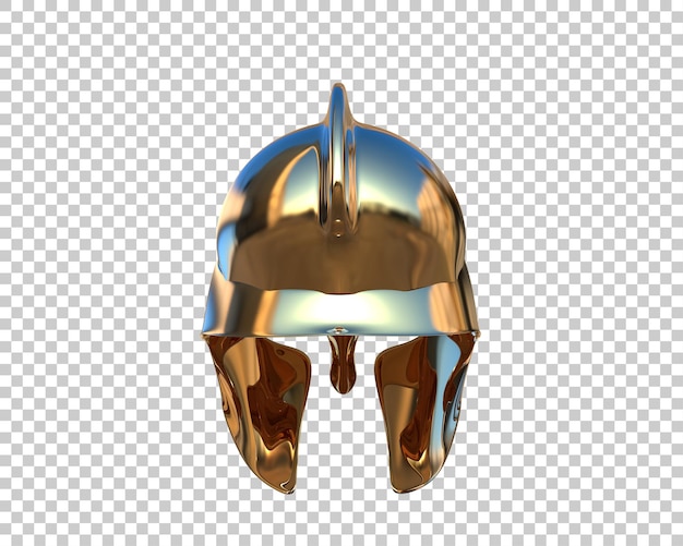 gladiator helmet isolated on background 3d rendering illustration