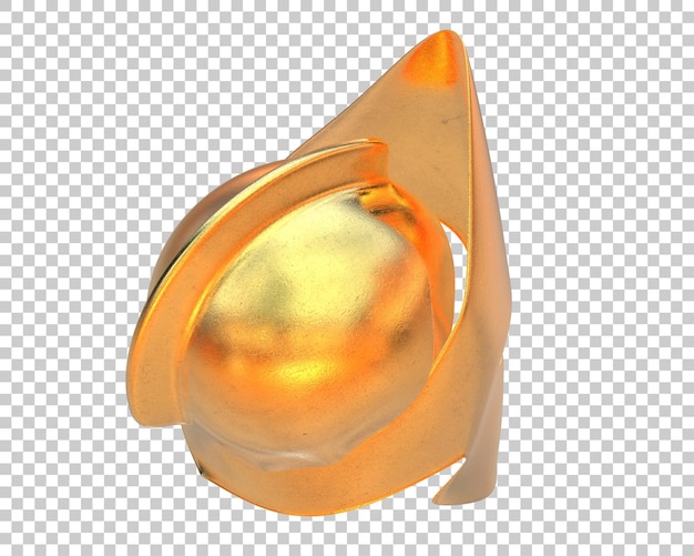 Gladiatorhelm isoliert auf dem Hintergrund 3D-Rendering-Illustration