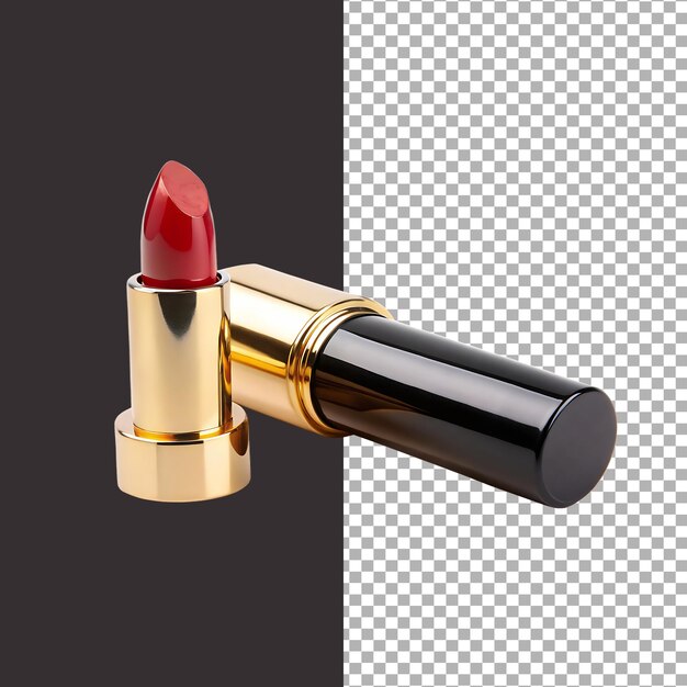 Glamorous Red Lipstick with Gold Case