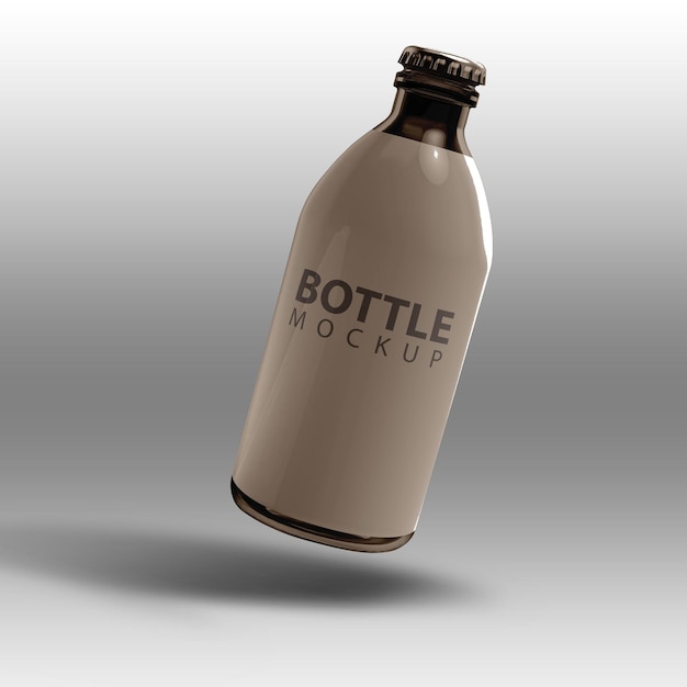 GLASFLASCHE REALISTISCHE MOCKUP