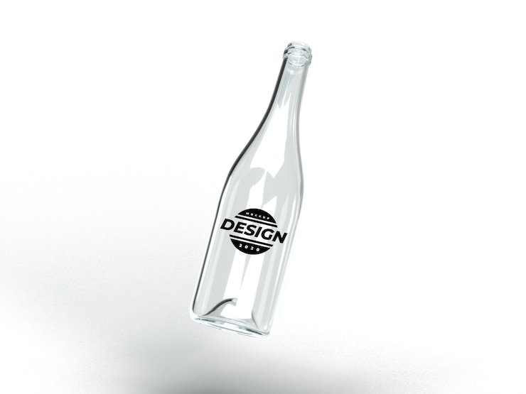 PSD glasflaschen-modell
