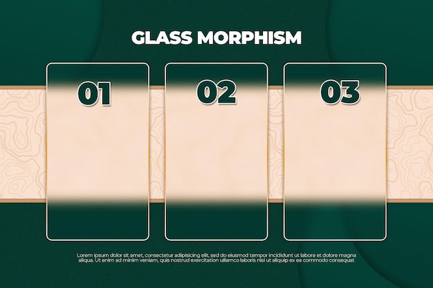 PSD glasmorphismus