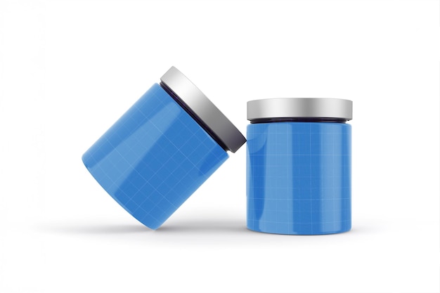 Glass Jam Jar mockup