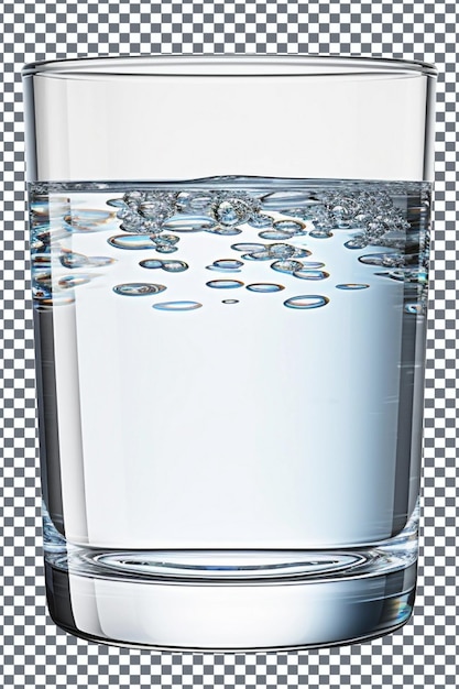 PSD glass of water