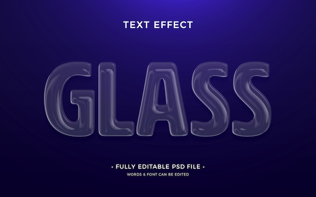 Glastexteffekt