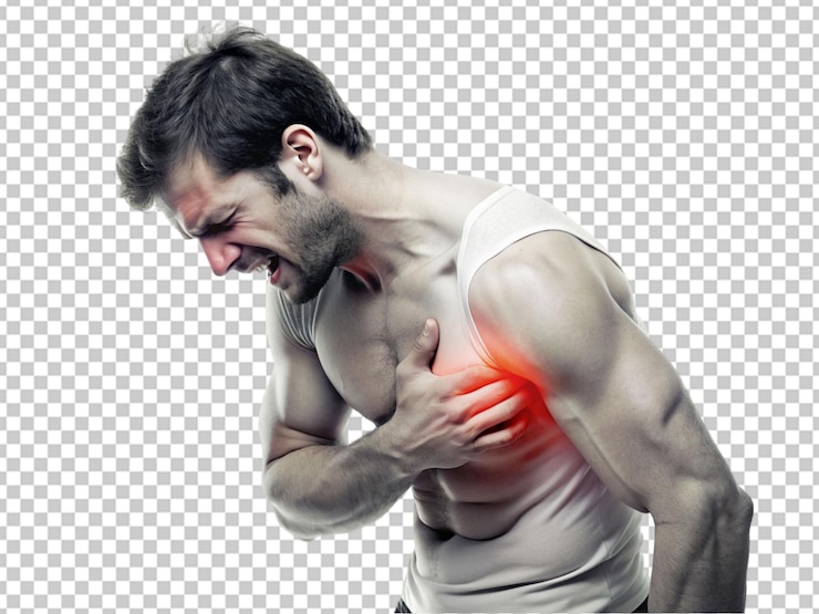 PSD gli uomini che sentono il dolore del cuore png