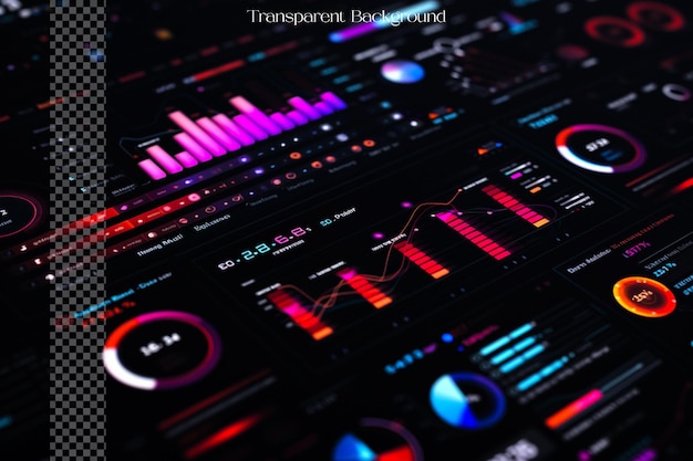 Gli utenti possono interagire con diversi elementi dell'infog su uno sfondo trasparente