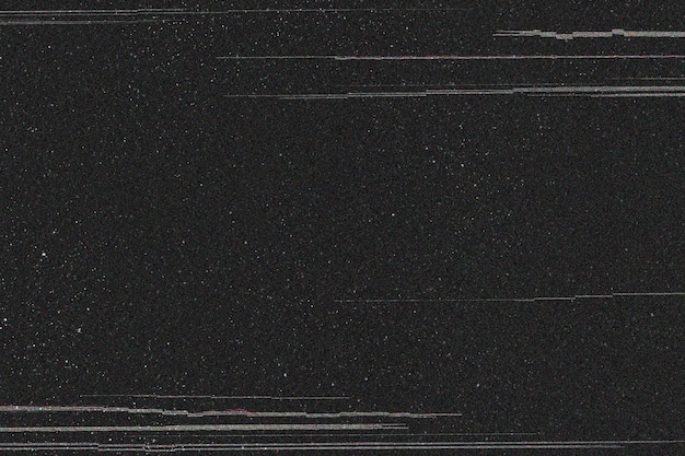 Glitch-Effekt auf schwarzem Hintergrund