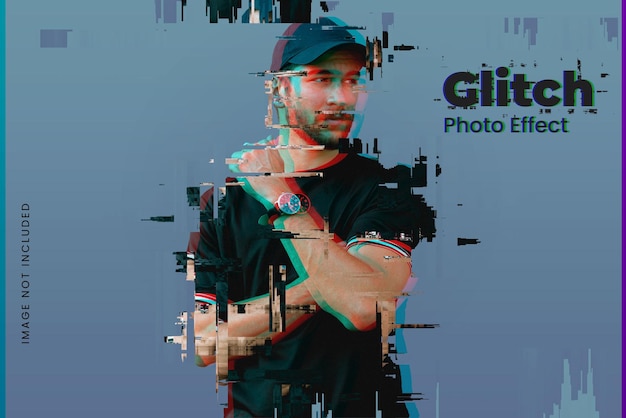 Glitch-Fotoeffekt