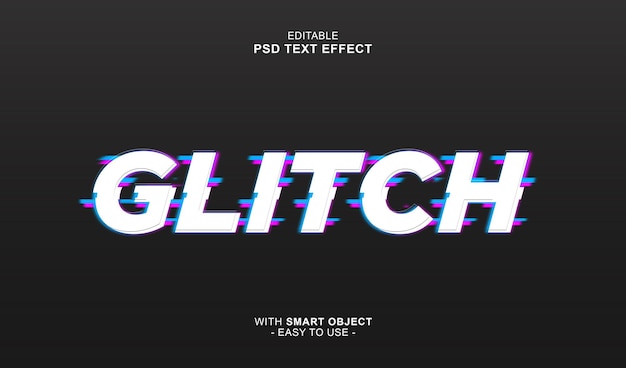 Glitch Texteffekt