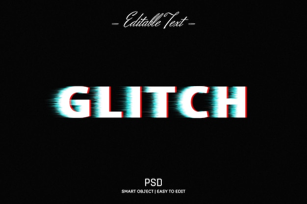 Glitch-Texteffekt