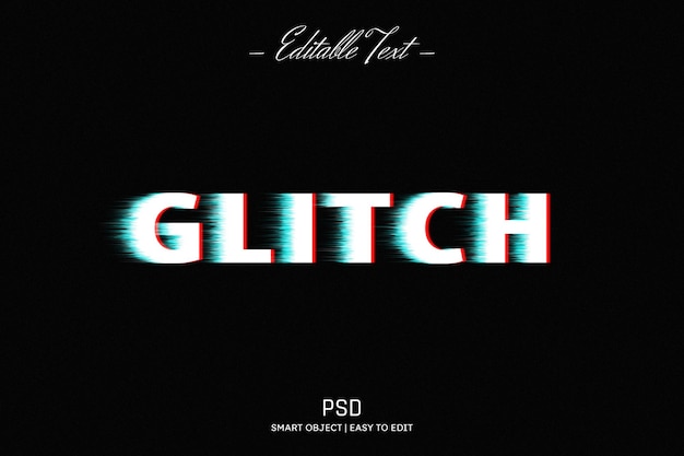 Glitch-texteffekt