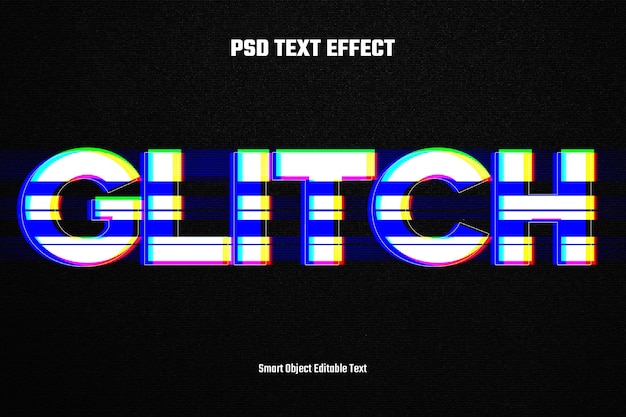 Glitch Texteffekt