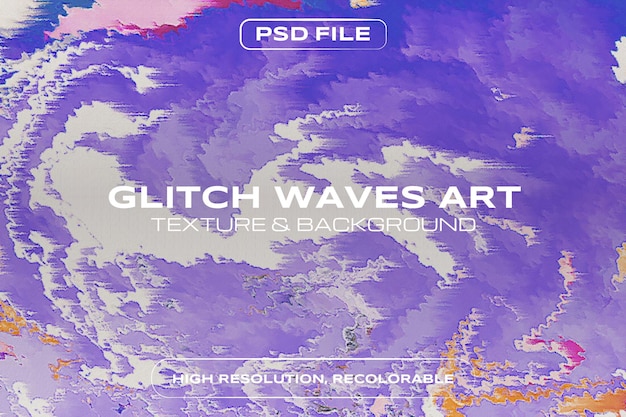 Glitch-Wellenkunst