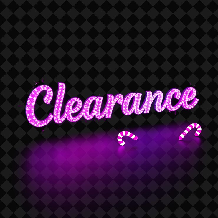 PSD glittering clearance pulsos de texto con lila de neón y púrpura pastel características de pan de jengibre animado
