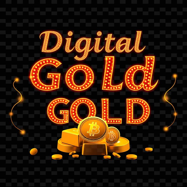 PSD glittering digital gold texto centelleo en neón carmesí y brillante mandarina brillantes barras de oro y