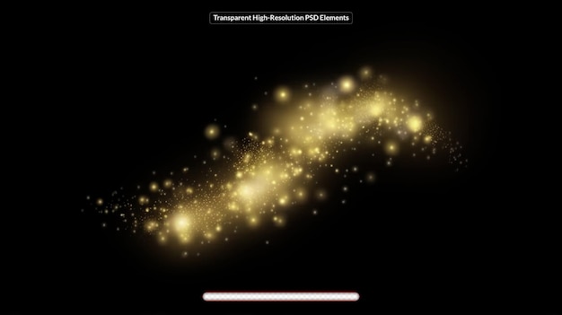 Glitzer-Effekt von Partikeln Vektor-Sparkles auf einem transparenten Hintergrund