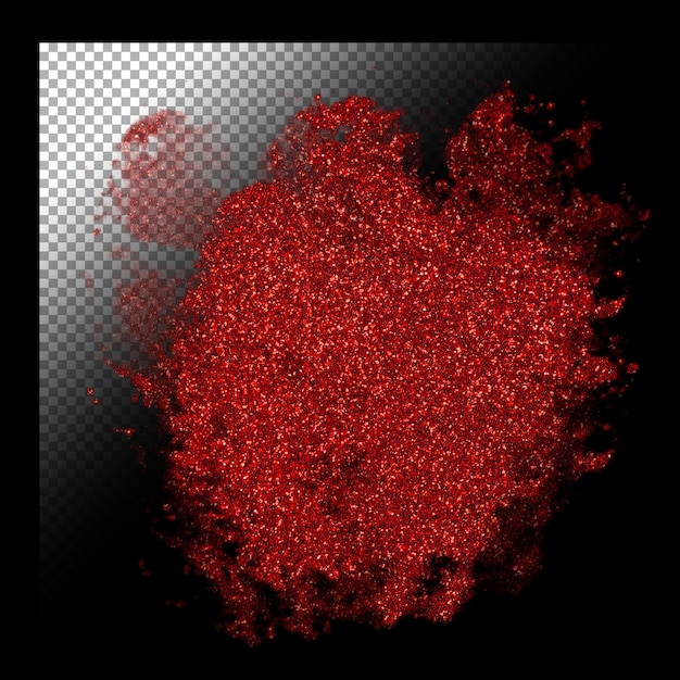Glitzerhintergrund auf transparentem Hintergrund