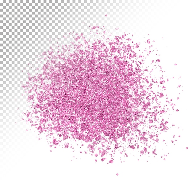 Glitzerhintergrund auf transparentem Hintergrund