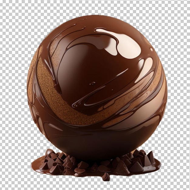 globe de chocolat