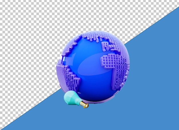 Globo 3d em png