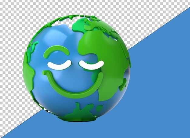 PSD globo 3d em png