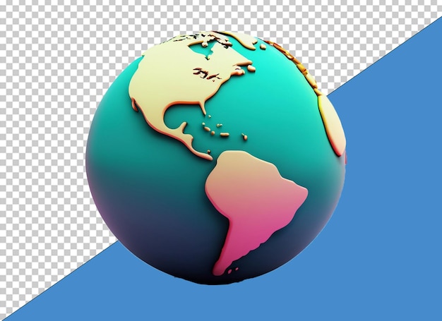 Globo 3d en formato png