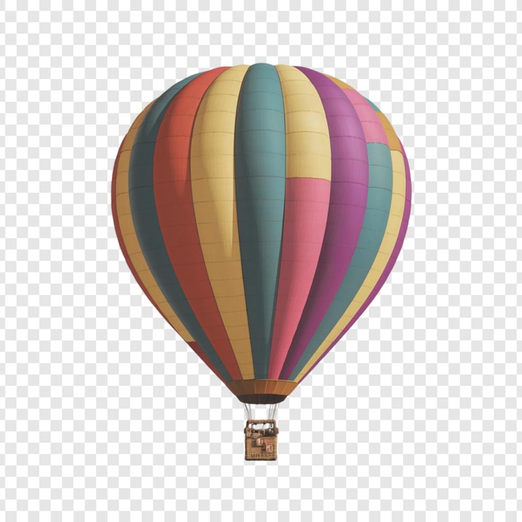 PSD globo de aire 3d aislado sobre un fondo transparente