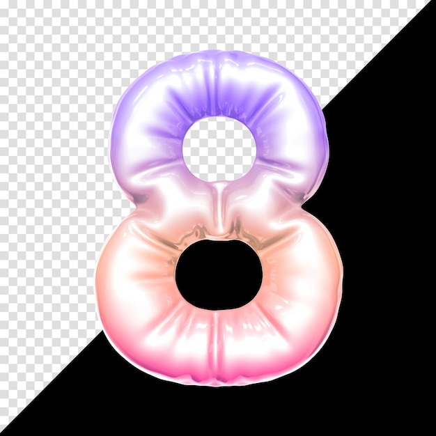 globo aislado alfabeto icono realista