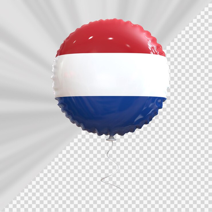 PSD globo bandera países bajos