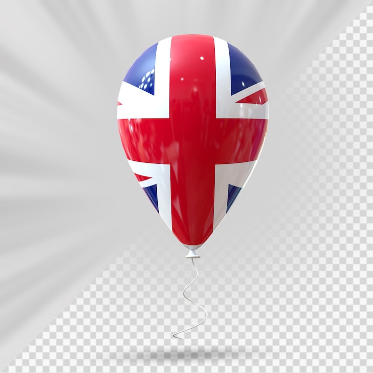 PSD globo bandera reino unido