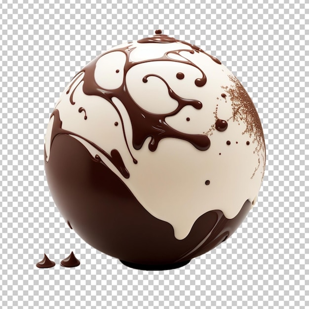 globo de chocolate blanco