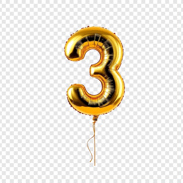 el globo dorado número 3