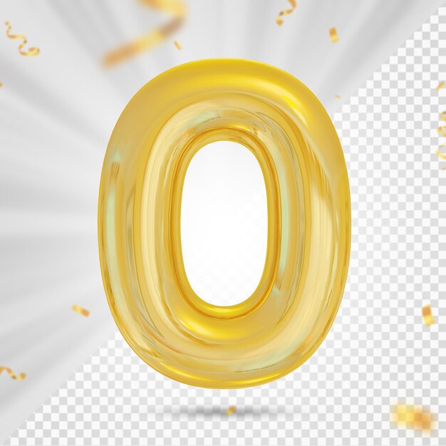 Globo de oro número 0