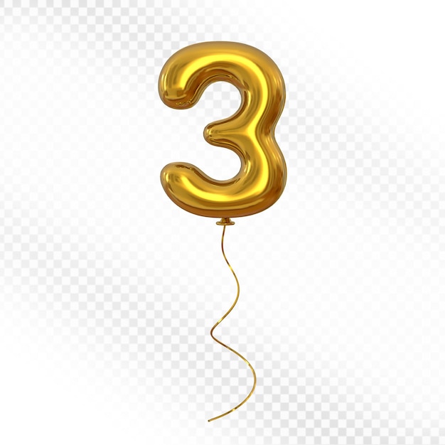 Globo de oro número 3