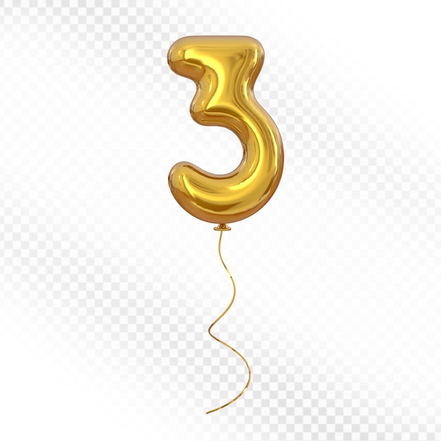 Globo de oro número 3