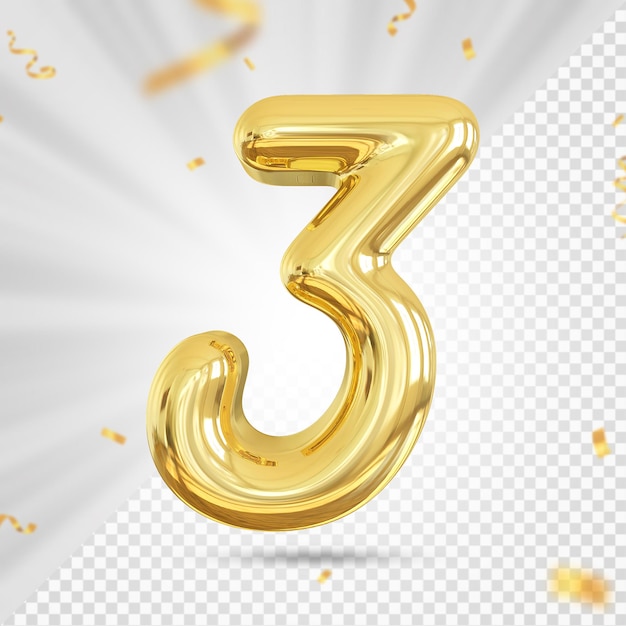 Globo de oro número 3