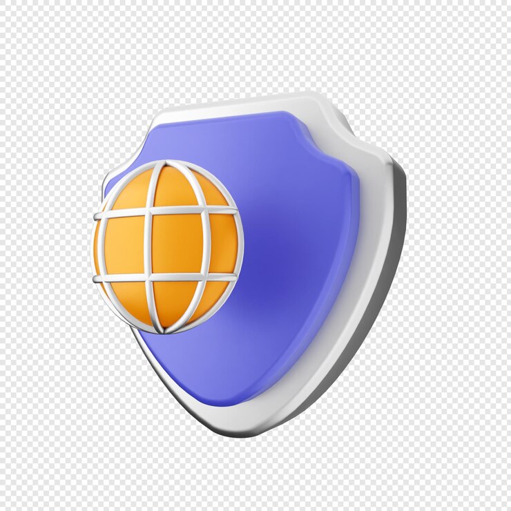 PSD globo de protección de seguridad de escudo 3d