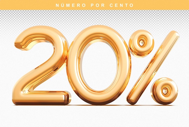 Un globo que dice 20 en él