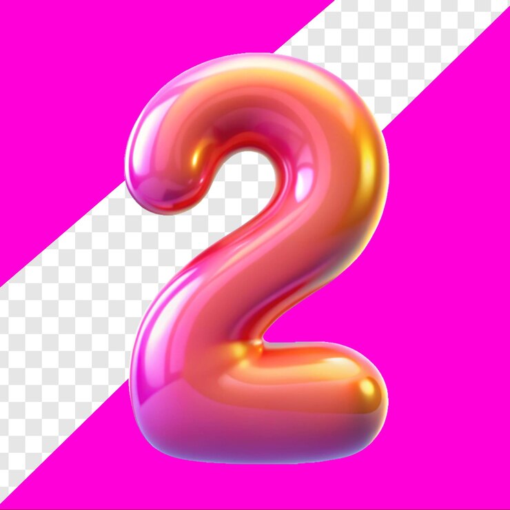 PSD un globo rojo y rosa con un fondo rosa y un zigzag blanco