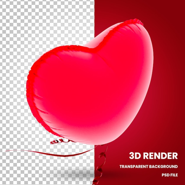 Globos de San Valentín 3D Representan elementos de San Valentín