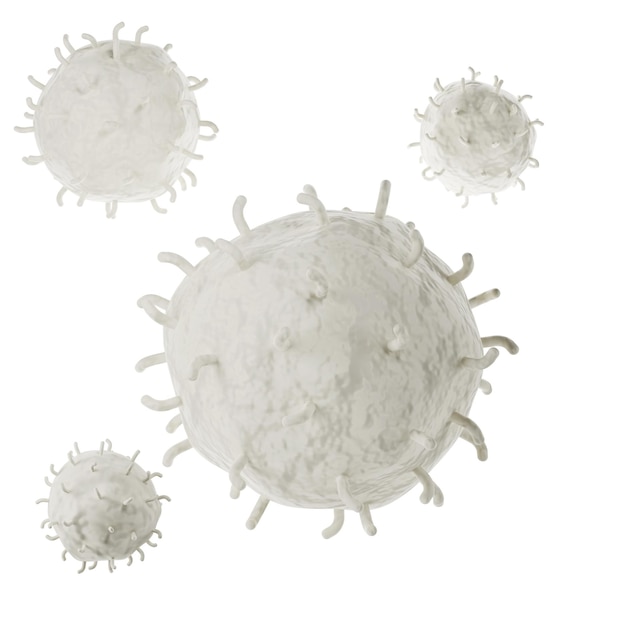 Glóbulos blancos 3d análisis de iconos realistas Leucocitos ilustración médica transparente