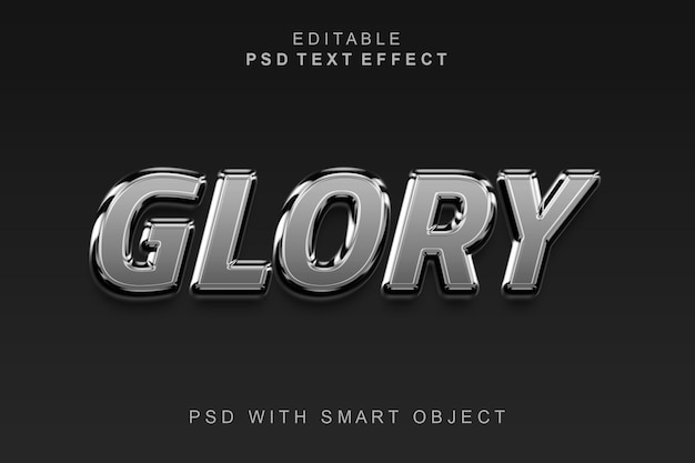 Glory 3D-Textstileffekt