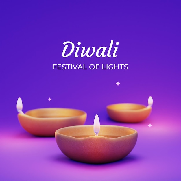 Glückliche diwali-luxusgrußkarten. einladungsvorlagen für das indische lichterfest