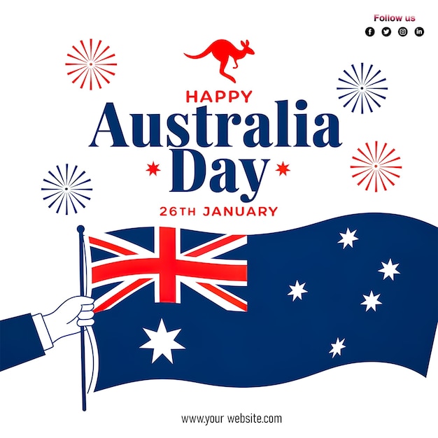 glücklicher australischer Tag