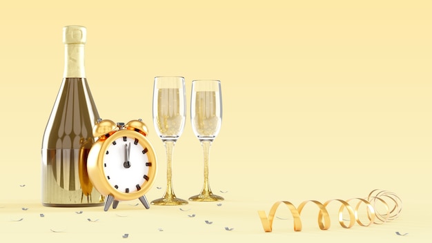 Glücklicher Neujahrs-Hintergrund