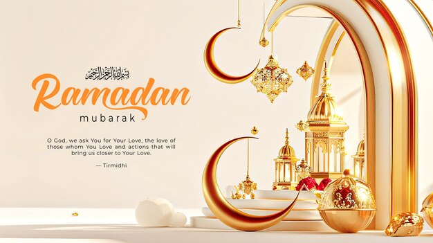 Glücklicher ramadan kareem social-media-flyer und instagram-grüßplakat