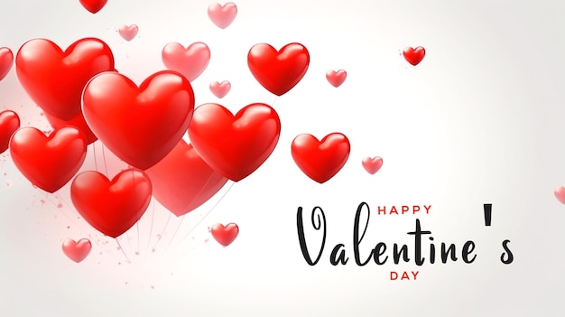 Glücklicher Valentinstag Hintergrunddesign