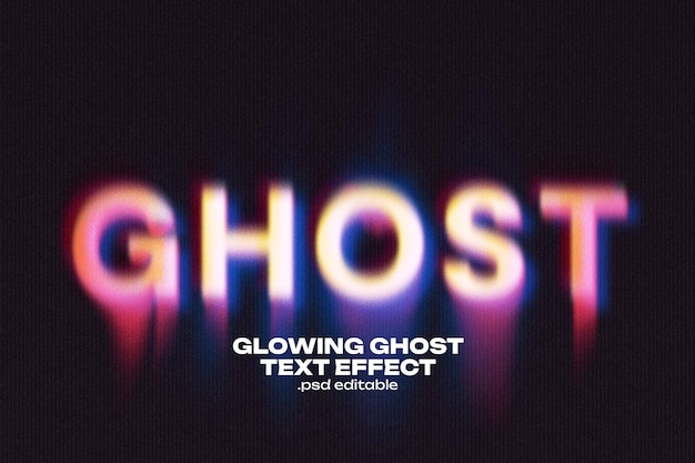 Glühender Geist-Text-Effekt