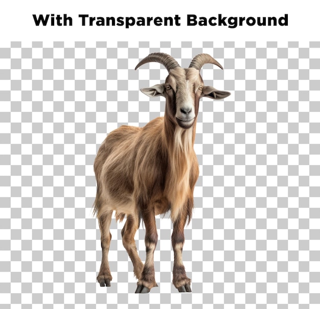 Goat with Transparent Background
